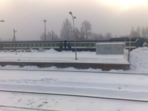 Lumityöt pihalla